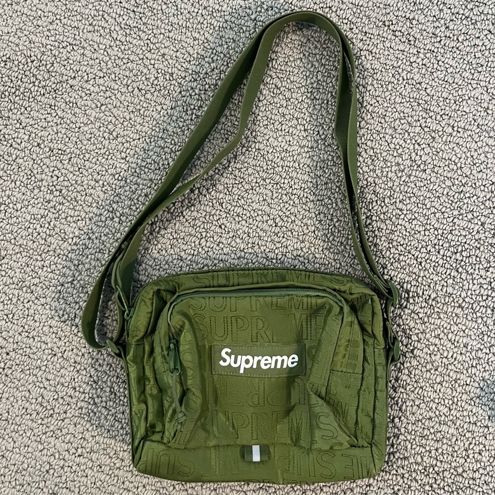 Authentic Supreme waistbag. Only worn about two-three times. Adjustable strap